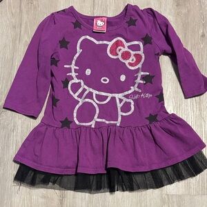 Hello Kitty Purple Dress with Black Accents